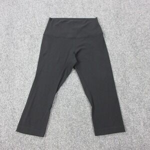 Lululemon Align Capri Pants Womens 6 Black High Rise Leggings Yoga Athletic